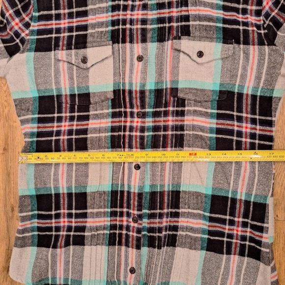 ⭐️3/$20 Element Plaid Button Down Long Sleeve Shirt Sz Large - Picture 8 of 11